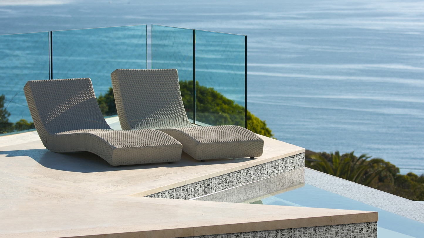 Coral Recycled Glass Pool & Wall Mosaics