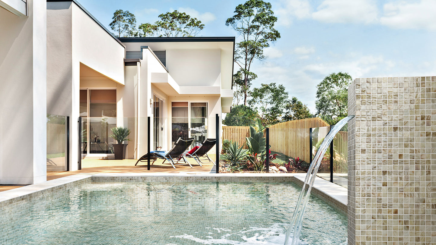 Design Recycled Glass Pool & Wall Mosaics