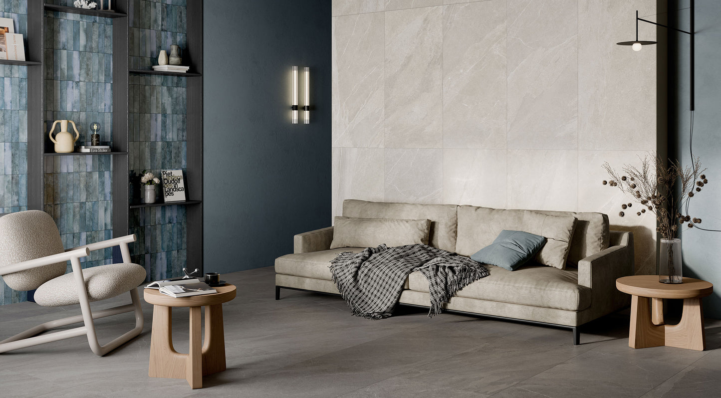 Loire Stone Look Anti-Bacterial Floor & Wall Tile