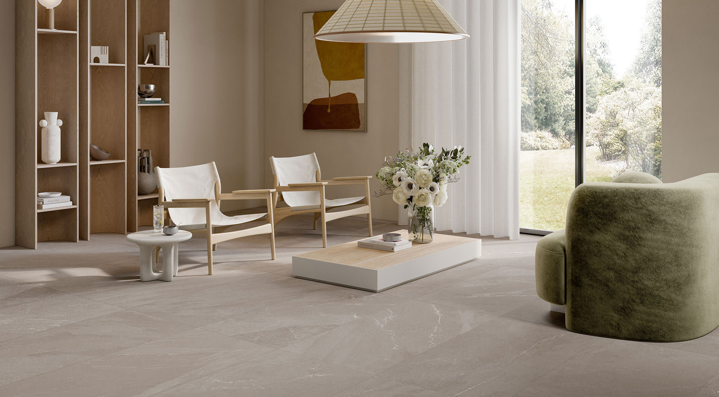 Loire Stone Look Anti-Bacterial Floor & Wall Tile