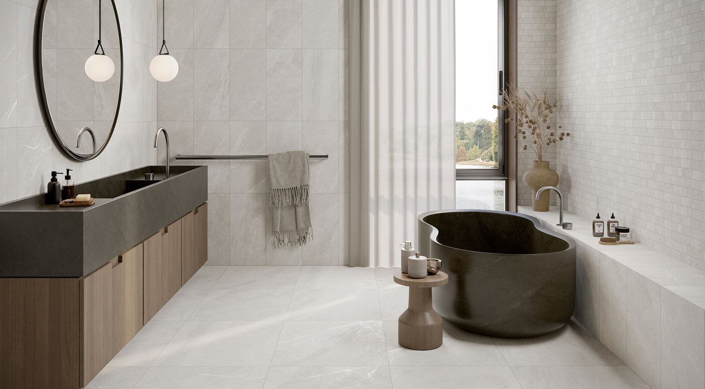 Loire Stone Look Anti-Bacterial Floor & Wall Tile
