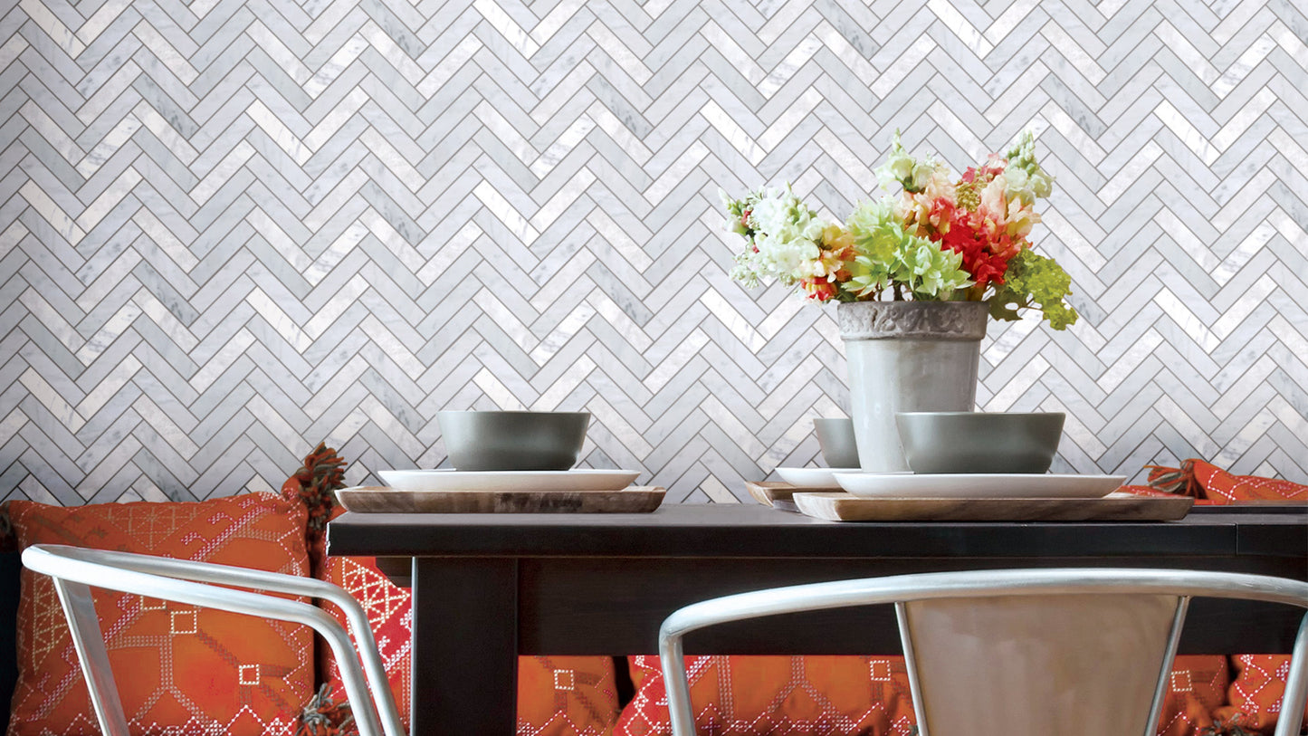 Sienna Marble Feature Mosaics