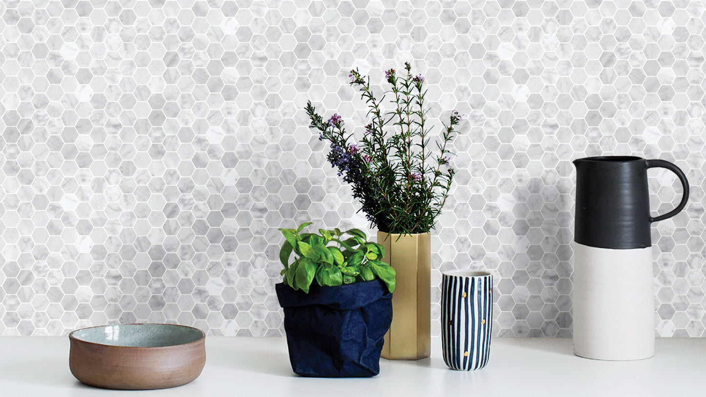 Sienna Marble Feature Mosaics