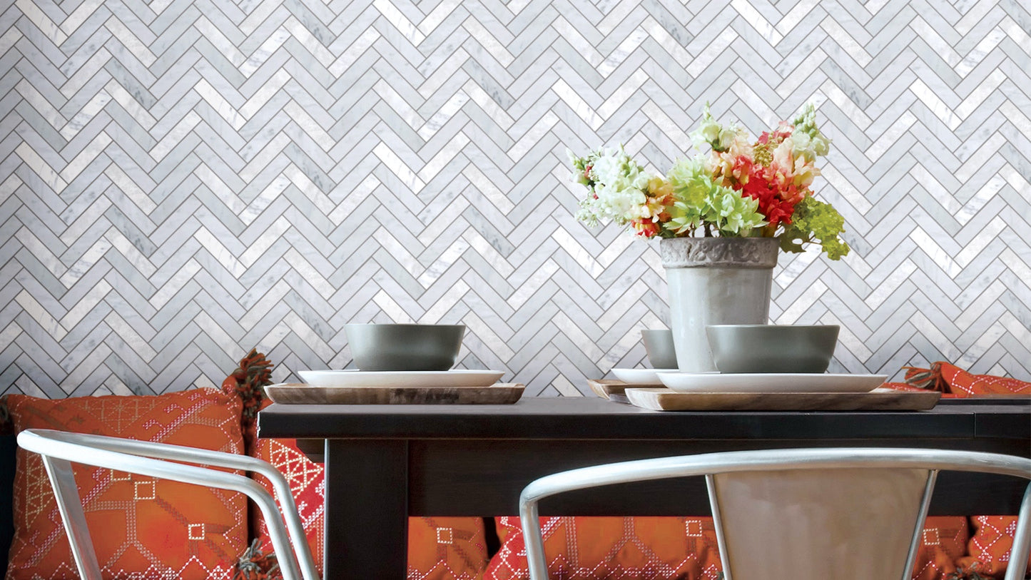 Sienna Marble Feature Mosaics
