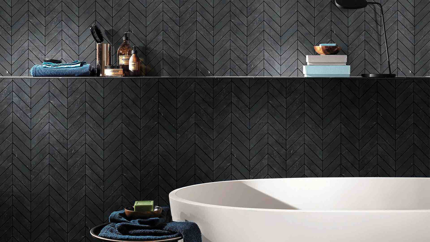 Sienna Marble Feature Mosaics