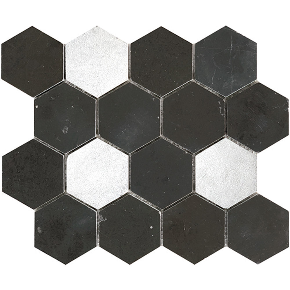 Sienna Marble Feature Mosaics