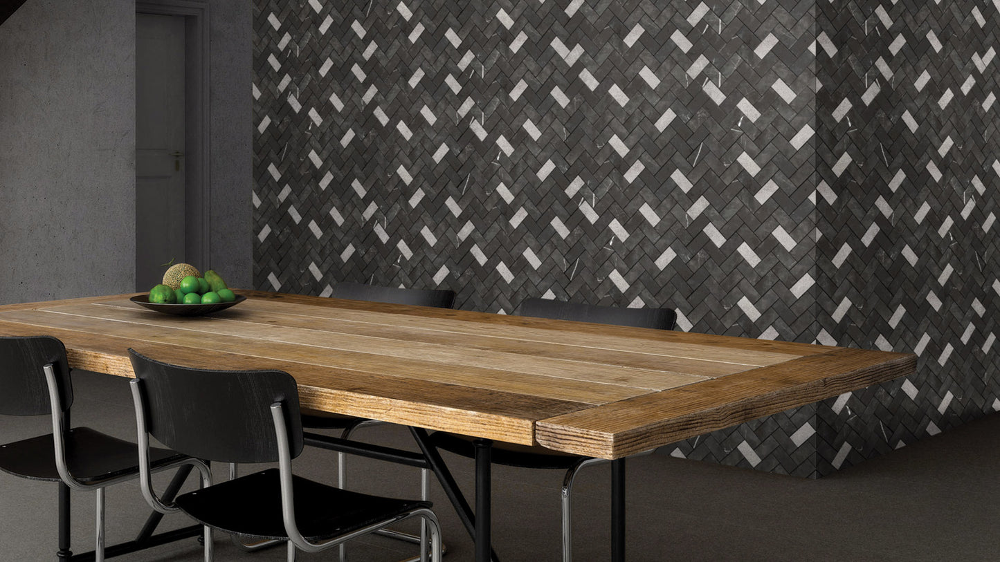Sienna Marble Feature Mosaics