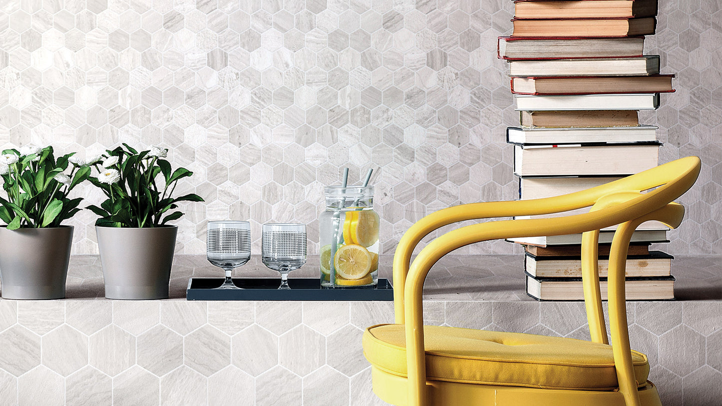 Sienna Marble Feature Mosaics