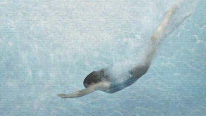 Real Glass Pool & Wall Mosaics